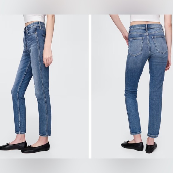 GAP Women's High Rise Vintage Slim Jeans Medium Indigo 29 Long - Picture 3 of 12